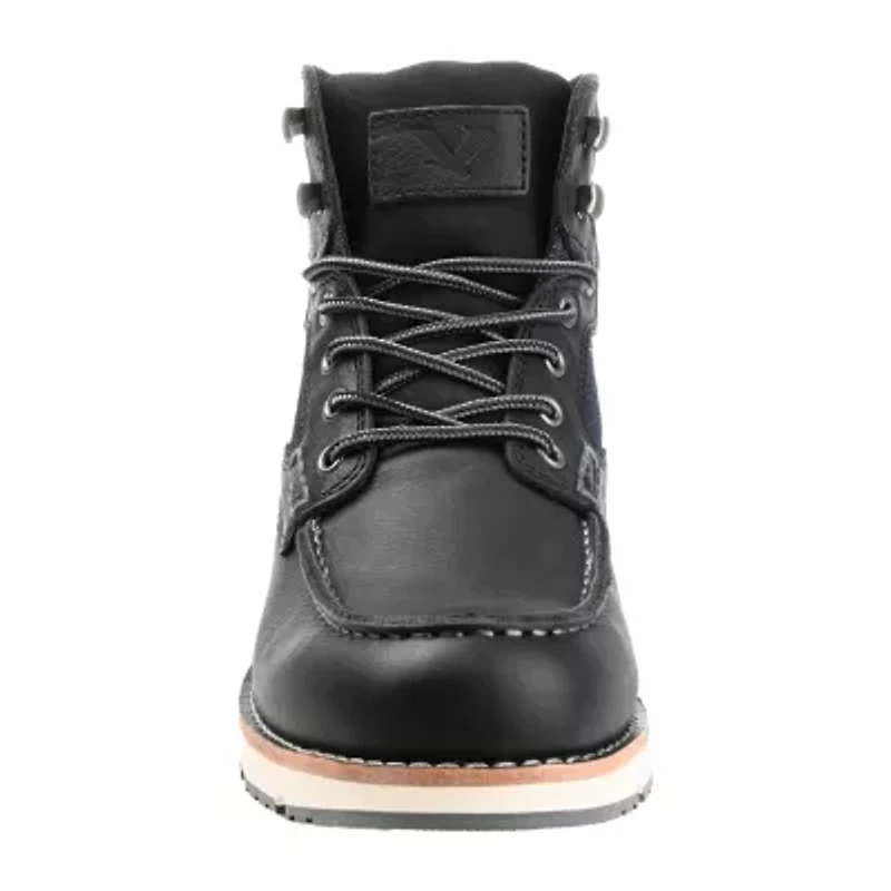 Territory Mens Macktwo Flat Heel Lace-Up Boots