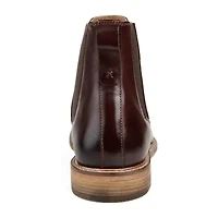Thomas And Vine Mens Corbin Stacked Heel Chelsea Boots