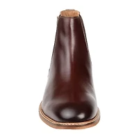 Thomas And Vine Mens Corbin Stacked Heel Chelsea Boots