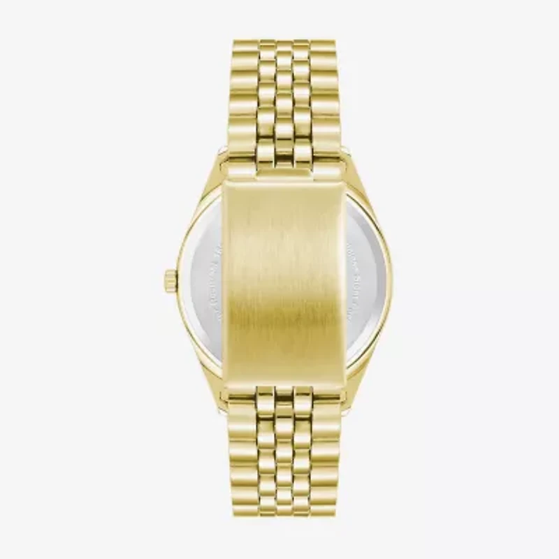 Armitron Womens Gold Tone Bracelet Watch 75 5849bkgp
