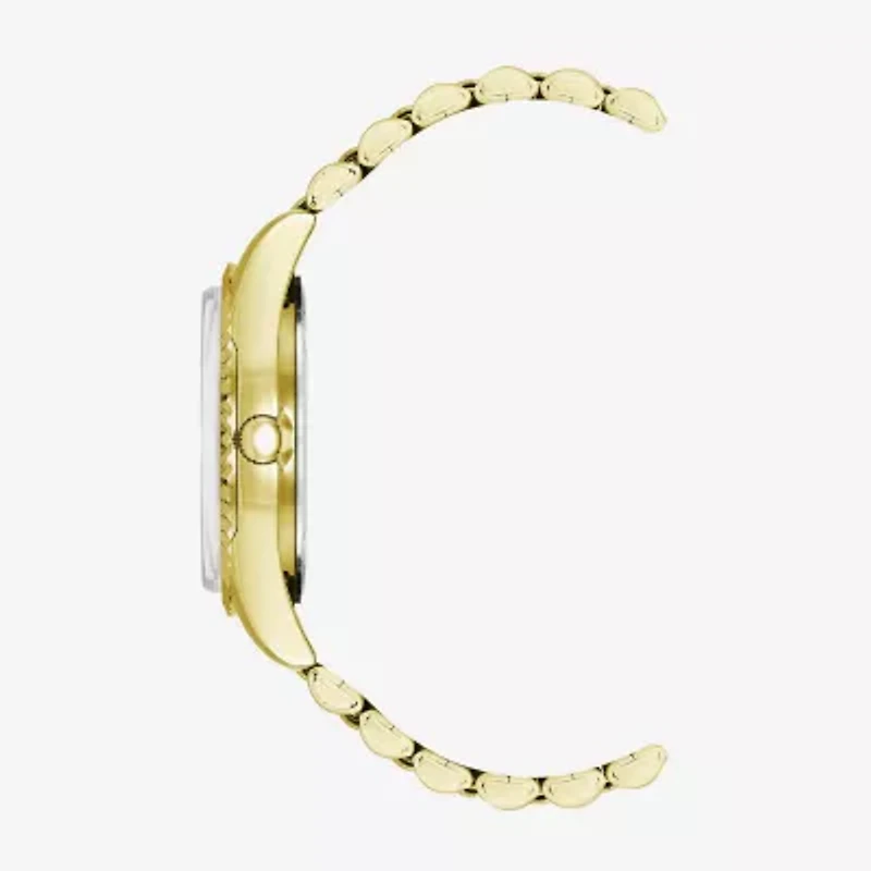 Armitron Womens Gold Tone Bracelet Watch 75 5849bkgp