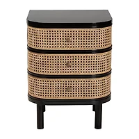 Nabila 3-Drawer Nightstand