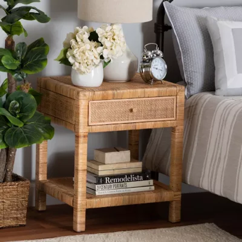 Adelia 1-Drawer Nightstand