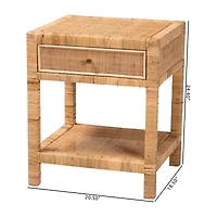 Adelia 1-Drawer Nightstand