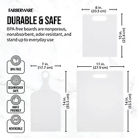 Farberware Poly 3-pc. Cutting Board Set