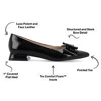 Journee Collection Ophelia Womens Pointed Closed Toe Ballet Flats