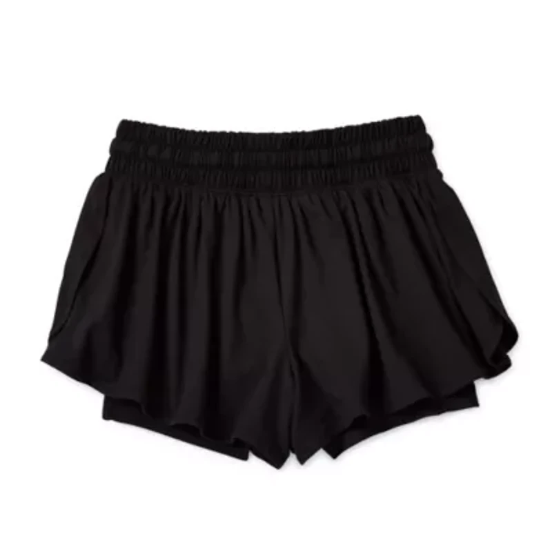 Xersion Little & Big Kid Girls Mid Rise Pull-On Short
