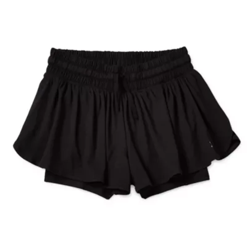 Xersion Little & Big Kid Girls Mid Rise Pull-On Short