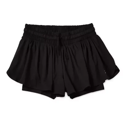 Xersion Little & Big Kid Girls Mid Rise Pull-On Short