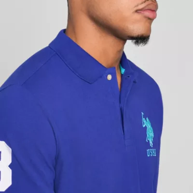 U.S. Polo Assn. Big Pony Pique Mens Regular Fit Short Sleeve Shirt