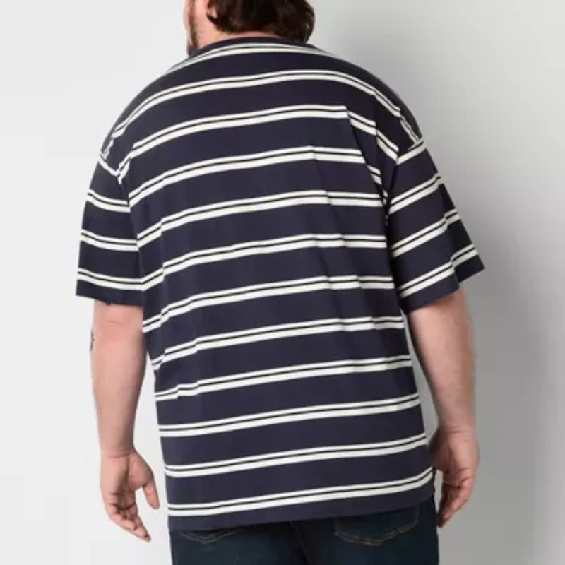 Arizona Mens Crew Neck Short Sleeve Big and Tall T-Shirt