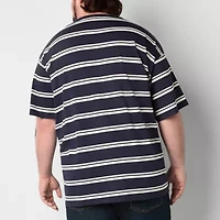 Arizona Mens Crew Neck Short Sleeve Big and Tall T-Shirt