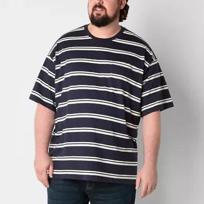 Arizona Mens Crew Neck Short Sleeve Big and Tall T-Shirt