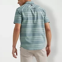 Wrangler Breeze Mens Short Sleeve Regular Fit Button-Down Shirt