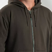 Berne Mens Long Sleeve Fleece Zipper Big and Tall Hoodie
