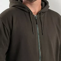 Berne Mens Long Sleeve Fleece Zipper Big and Tall Hoodie