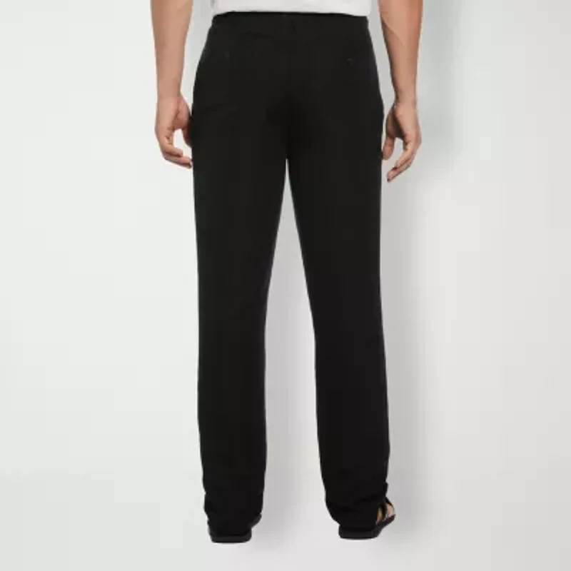 Cubavera 30" Inseam Linen Mens Regular Fit Drawstring Pant