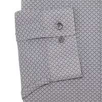 J. Ferrar Mens Big & Tall Regular Fit Easy Care Stretch Fabric Long Sleeve Dress Shirt