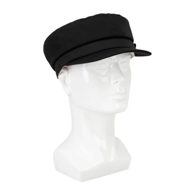 JS Jessica Simpson Twill Cabbie With Bumble Bee Pin Womens Cadet Hat
