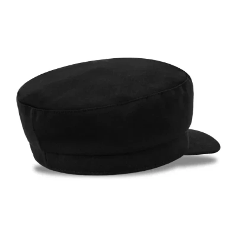 JS Jessica Simpson Twill Cabbie With Bumble Bee Pin Womens Cadet Hat
