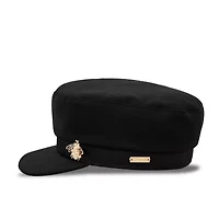 JS Jessica Simpson Twill Cabbie With Bumble Bee Pin Womens Cadet Hat
