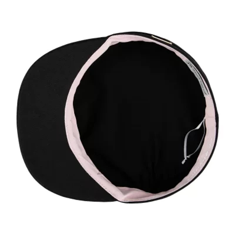 JS Jessica Simpson Twill Cabbie With Bumble Bee Pin Womens Cadet Hat