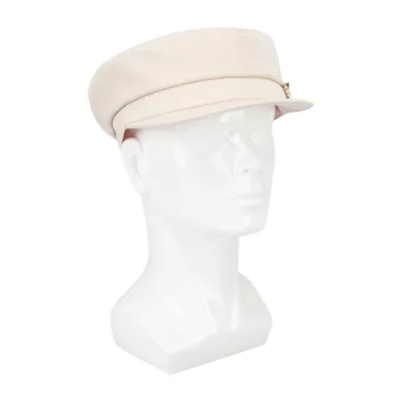 JS Jessica Simpson Twill Cabbie With Bumble Bee Pin Womens Cadet Hat