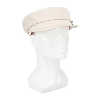 JS Jessica Simpson Twill Cabbie With Bumble Bee Pin Womens Cadet Hat