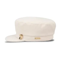 JS Jessica Simpson Twill Cabbie With Bumble Bee Pin Womens Cadet Hat