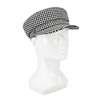 JS Jessica Simpson Houndstooth Cabby Womens Cadet Hat