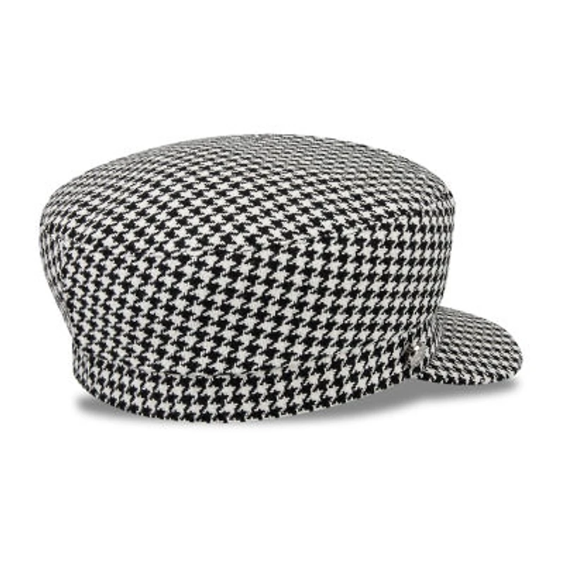 JS Jessica Simpson Houndstooth Cabby Womens Cadet Hat
