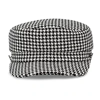 JS Jessica Simpson Houndstooth Cabby Womens Cadet Hat