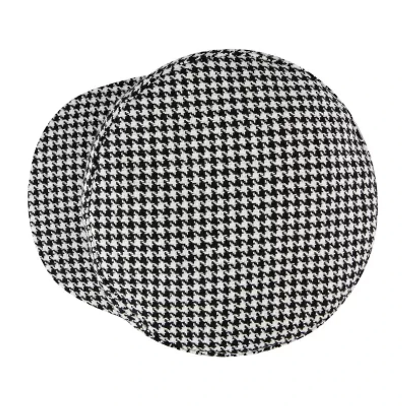 JS Jessica Simpson Houndstooth Cabby Womens Cadet Hat