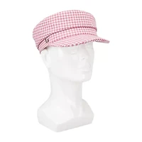 JS Jessica Simpson Houndstooth Cabby Womens Cadet Hat