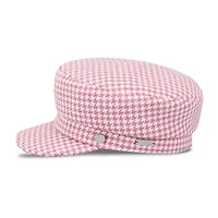 JS Jessica Simpson Houndstooth Cabby Womens Cadet Hat