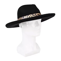 JS Jessica Simpson Felt Pencil Brim Fedora Womens