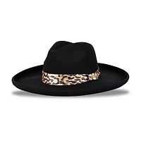 JS Jessica Simpson Felt Pencil Brim Fedora Womens