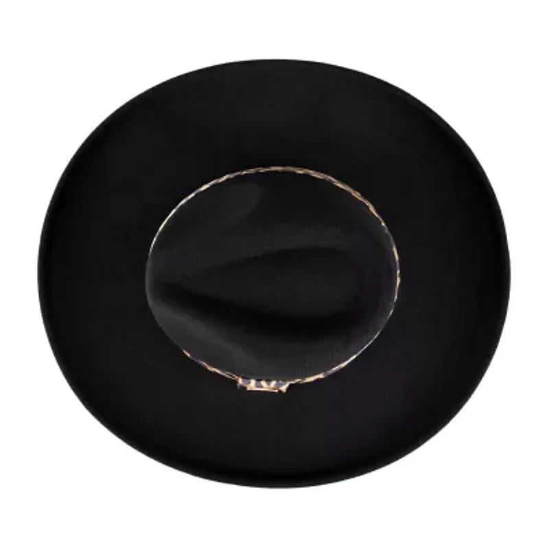 JS Jessica Simpson Felt Pencil Brim Fedora Womens