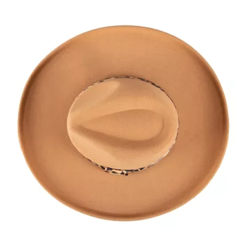 JS Jessica Simpson Felt Pencil Brim Fedora Womens