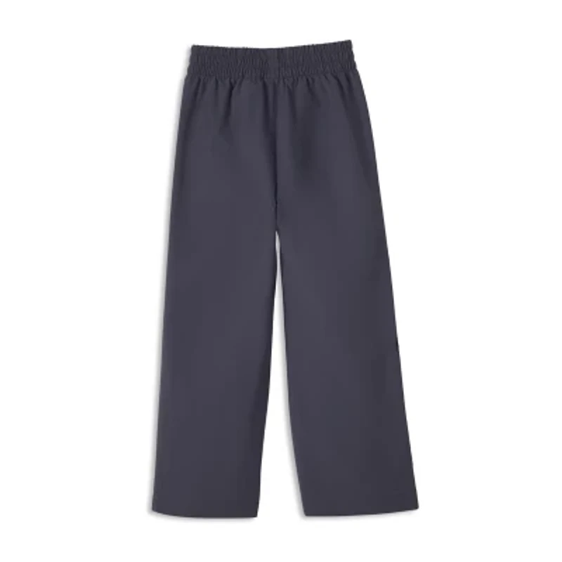 PUMA Big Kid Girls Wide Leg Regular Fit Pull-On Pant