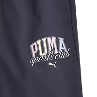 PUMA Big Kid Girls Wide Leg Regular Fit Pull-On Pant