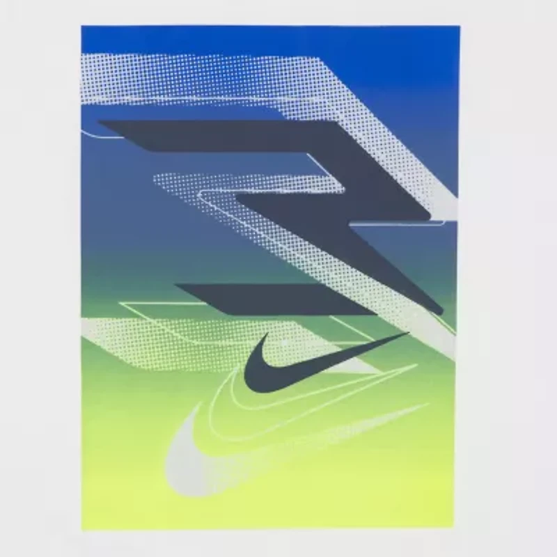 Nike 3BRAND by Russell Wilson Big Kid Boys Crew Neck Short Sleeve Regular Fit Graphic T-Shirt