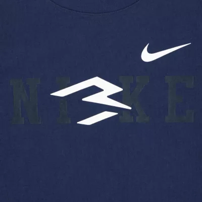 Nike 3BRAND by Russell Wilson Big Kid Boys Crew Neck Short Sleeve Regular Fit Graphic T-Shirt