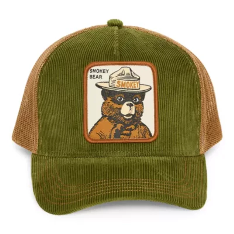 Mens Smokey Bear Icon Baseball Cap