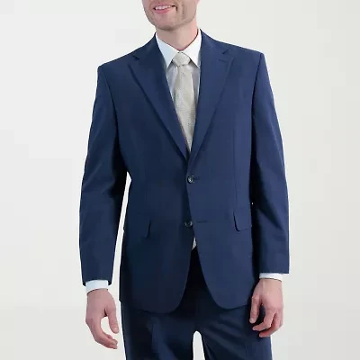 Haggar JMH Prince Of Wales Mens Stretch Fabric Classic Fit Plaid Suit Jacket