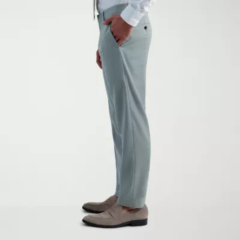Haggar JMH Twill Mens Stretch Fabric Flat Front Suit Pant