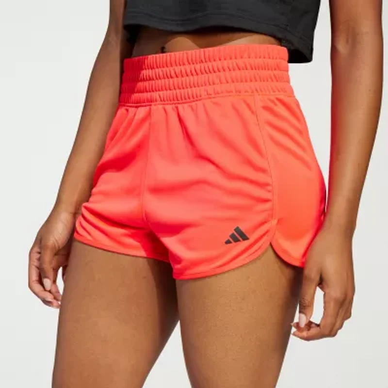 adidas Womens Mid Rise Moisture Wicking Active Pull-On Short