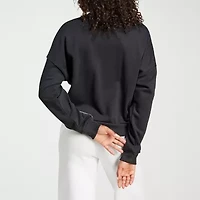 adidas Womens Crew Neck Long Sleeve Sweatshirt
