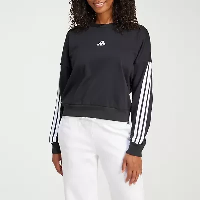 adidas Womens Crew Neck Long Sleeve Sweatshirt