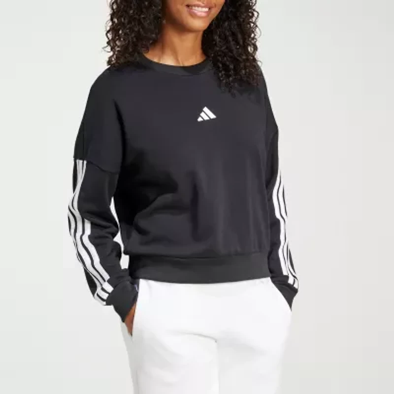 adidas Womens Crew Neck Long Sleeve Sweatshirt